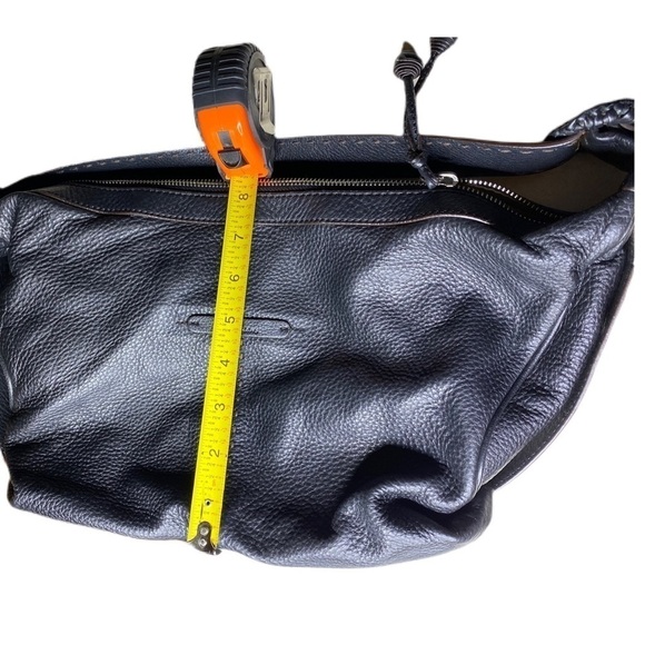 Cole Haan Western Stitch Leather Buckle Hobo Hand Bag TT22 - Picture 11 of 12